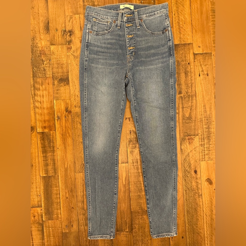 Madewell women’s denim high-waste skinny jeans